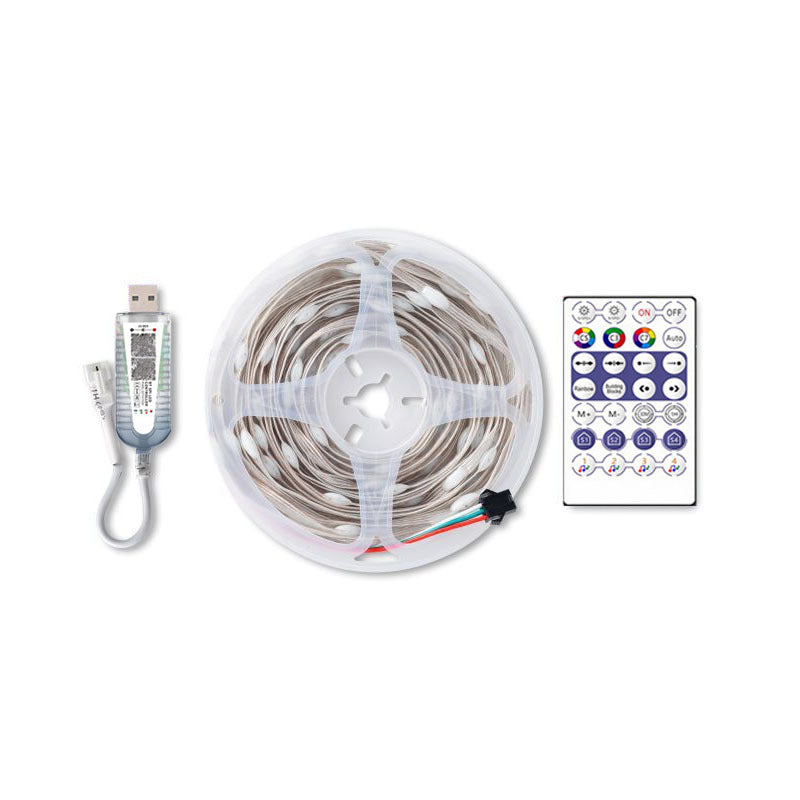 سلسلة إضاءة زينة لشجرة عيد الميلاد بألوان RGB