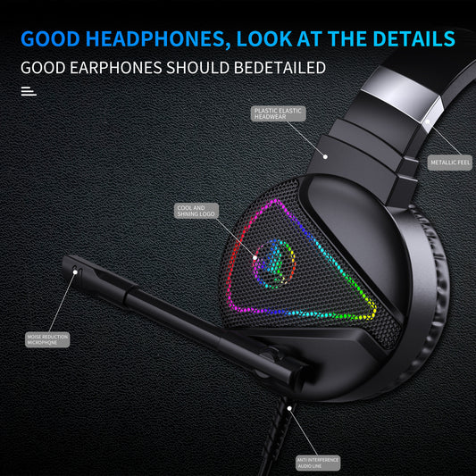 RGB Luminous ABS Headset